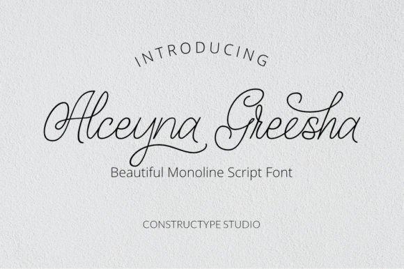 Alceyna Greesha: The Handwritten Font for Delicate Design