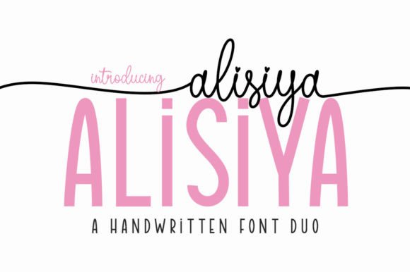 Alisiya: The Dynamic Duo Font for Modern Branding