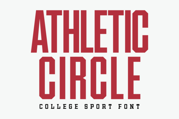 Athletic Circle: The Bold Font for Modern Sport Designs