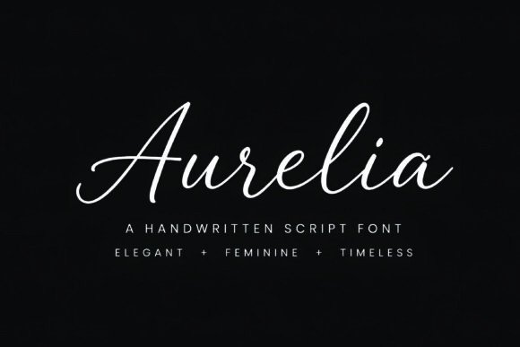 Aurelia: The Delicate Script Font for Elegant Design