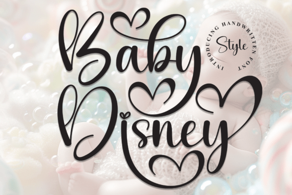 Baby Disney: A Handwritten Font with Storybook Charm