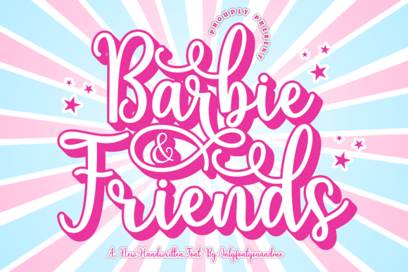 Barbie and Friends: A Playful Font for Creative Projects