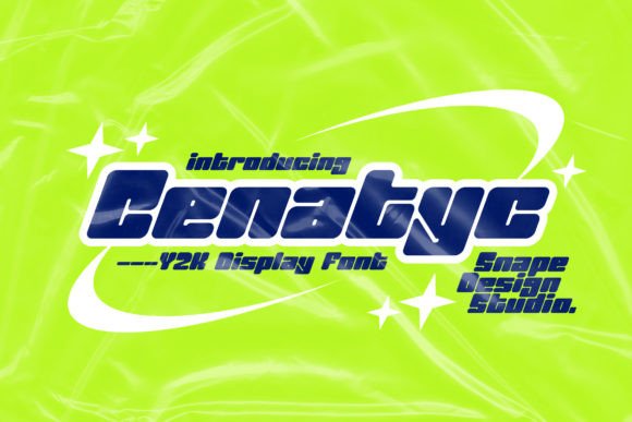 Cenatyc: The Futuristic Font Bridging Y2K Nostalgia and Modern Tech