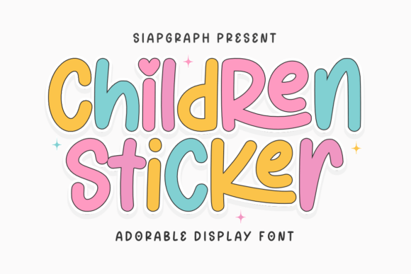 Children Sticker: The Playful Typeface for Joyful Branding