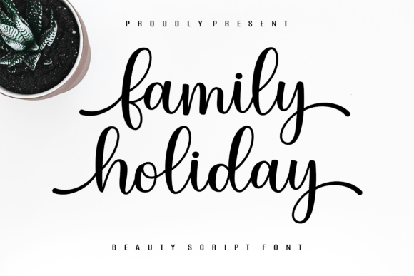 Family Holiday: A Font That Captures Timeless Memories