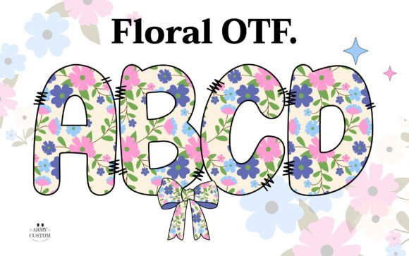 Floral Army: A Retro Typeface for Modern Branding