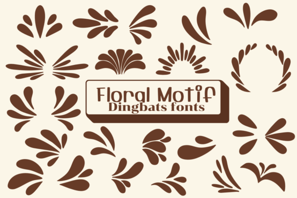 Floral Motif: A Font for Botanical Branding