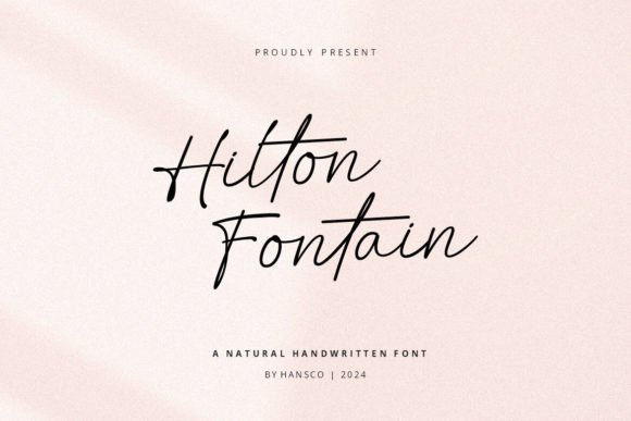 Hilton Fontain: The Handwriting Font That Feels Like a Brand