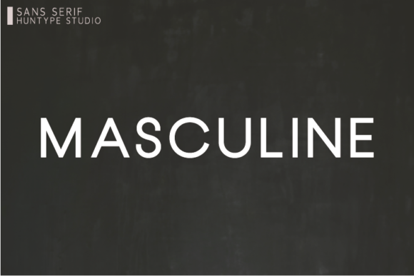 Masculine: A Typeface That Commands Attention Without Shouting