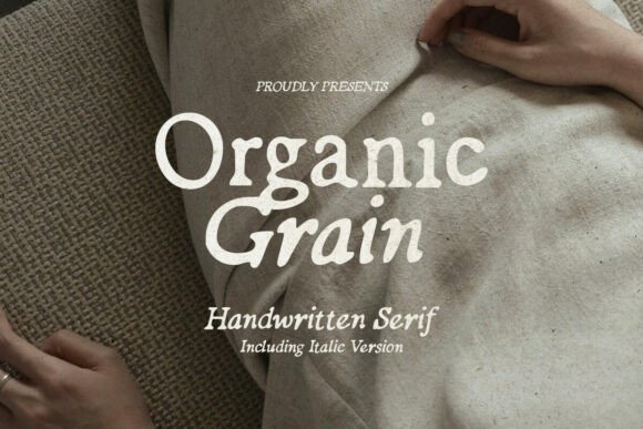 Organic Grain: A Hand-Lettered Serif for Authentic Projects