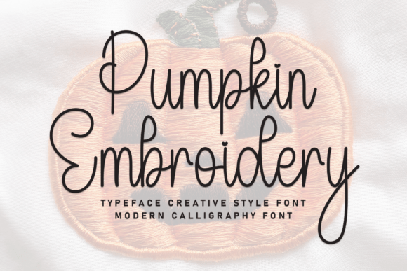Stitching Character into Design: The Pumpkin Embroidery Typeface