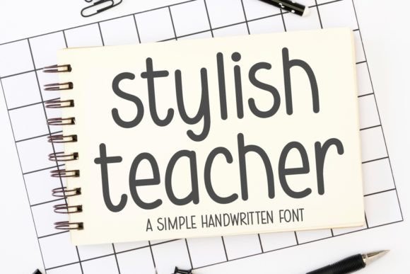 Stylish Teacher: The Handwritten Font That Feels Like a Warm Welcome