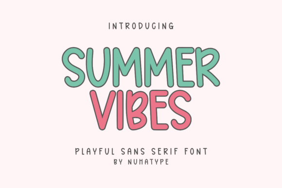 Summer Vibes: The Minimalist Font for Effortless Design
