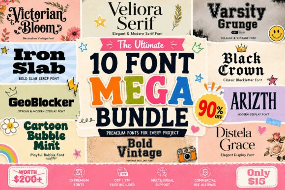 The All-in-One Mega Bundle: Your Complete Typography Toolkit